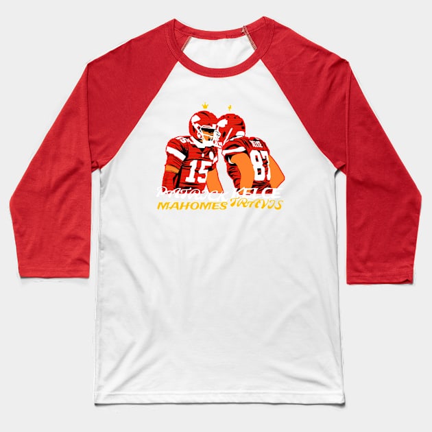 Patrick mahomes and Travis kelce Baseball T-Shirt by Mic jr